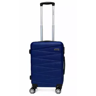 Walizka na kółkach Sapphire ST-2240 kabinowa granatowa - mała S DUO