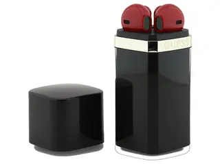 Słuchawki bezprzewodowe (TWS) GUESS Lipstick 2 Czarny/Czerwony