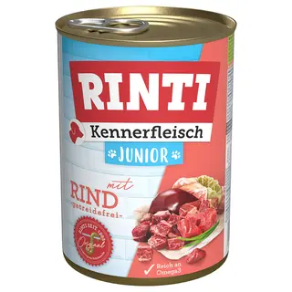 RINTI Kennerfleisch Junior - Wołowina, 6 x 400 g