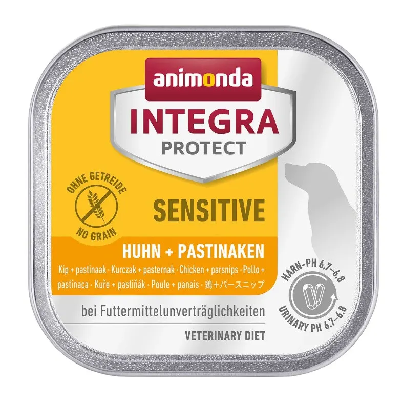 ANIMONDA Integra protect Sensitive Kurczak + pasternak - mokra karma dla psa - 150g