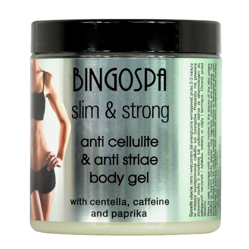 WYSZCZUPLANIE Żel do ciała z centellą, kofeiną i papryką BINGOSPA slim & strong