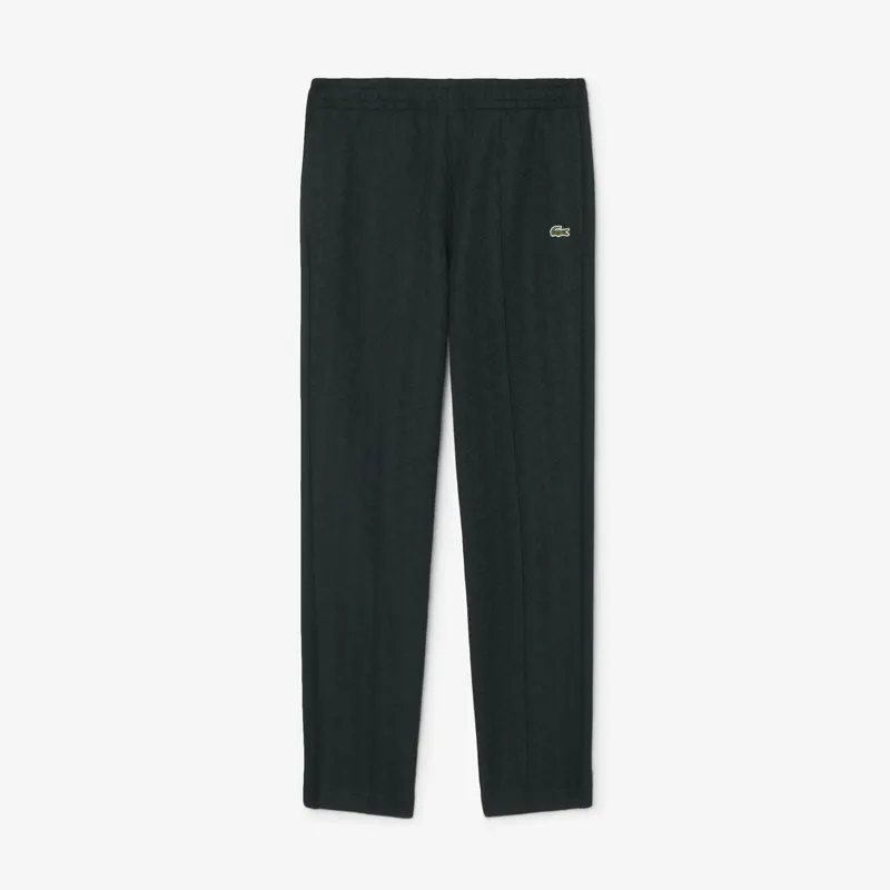 Lacoste Spodnie Dresowe Z Monogramem Paris Ciemnozielone Męskie Zielony
