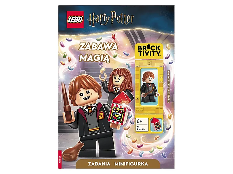 Książka LEGO Harry Potter. Zabawa magią Wielokolorowy