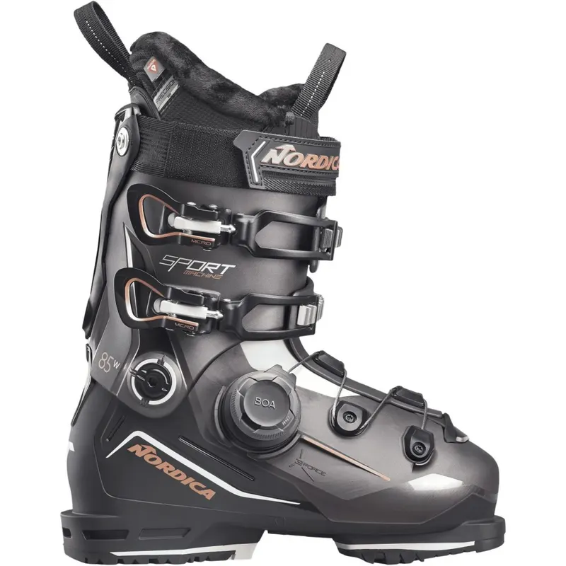 Nordica Sportmachine 3 85 W BOA, buty narciarskie, damskie, brązowe/czarne