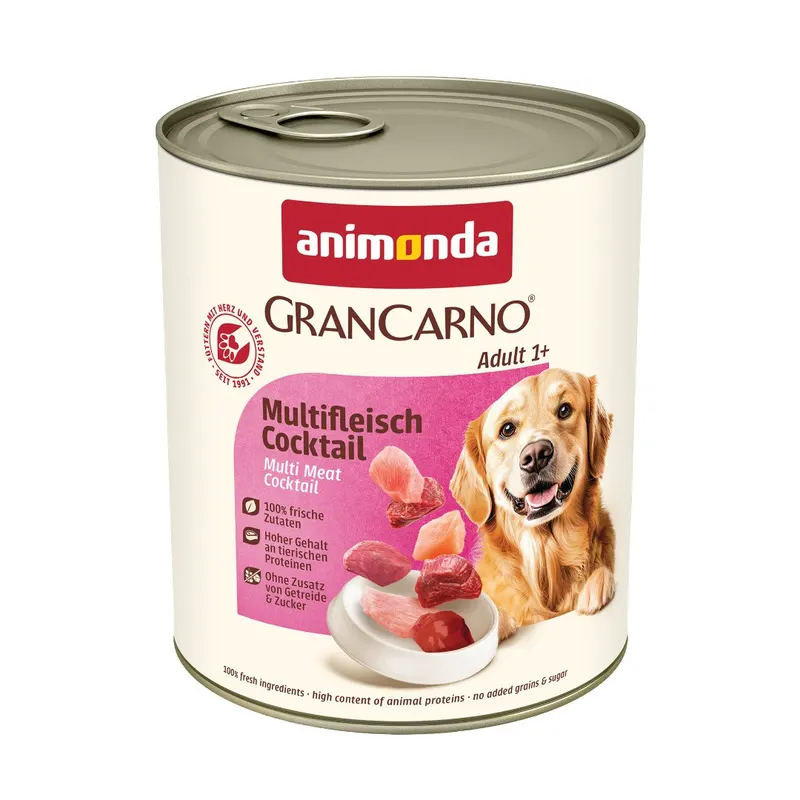 ANIMONDA Grancarno Adult mięsny koktajl - mokra karma dla psa - 800 g