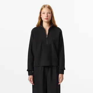 Lacoste Seamless Ribbed V Neck Sweater