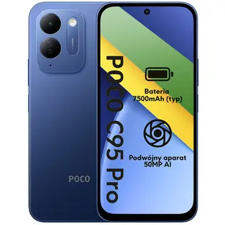 Smartfon Xiaomi POCO C95 Pro 8/256GB 6.9” 120Hz Niebieski