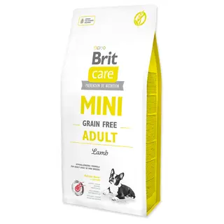 Brit Care Mini Grain-Free Adult, jagnięcina - 7 kg