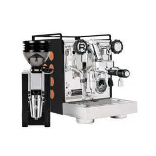 Ekspres kolbowy Rocket Espresso Appartamento 2.0 Black/Copper oraz młynek do kawy Eureka Mignon Arto 65