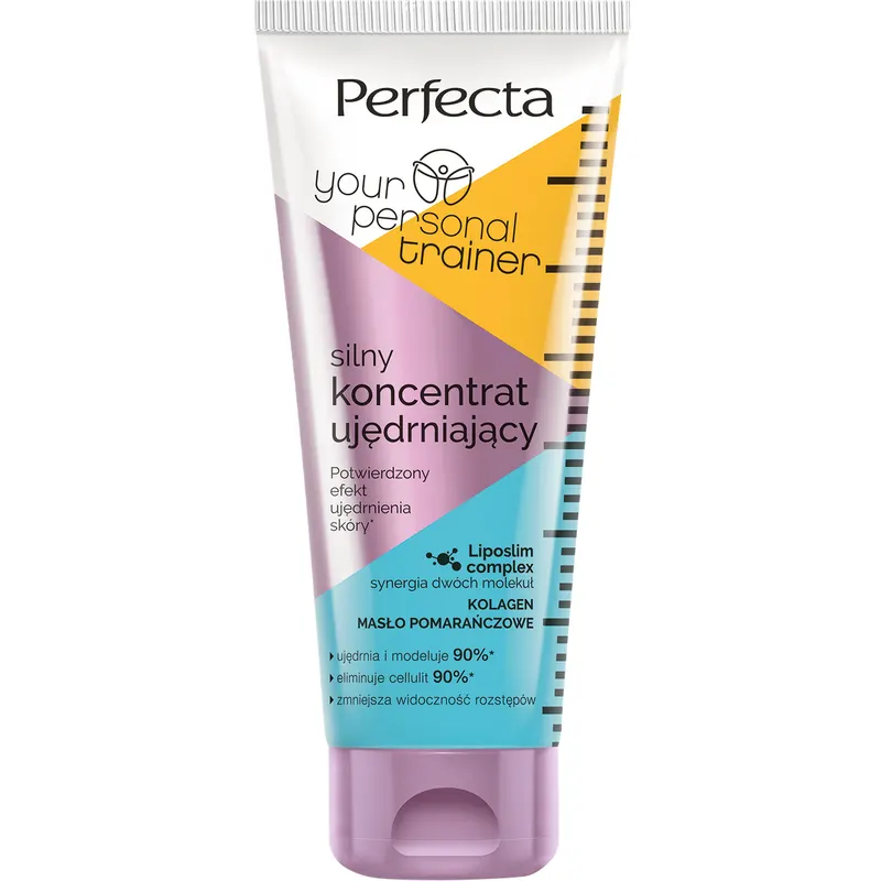 Perfecta Your Personal Trainer silny koncentrat ujędrniający do ciała z Liposlim Complex, kolagenem i masłem pomarańczowym 200 ml