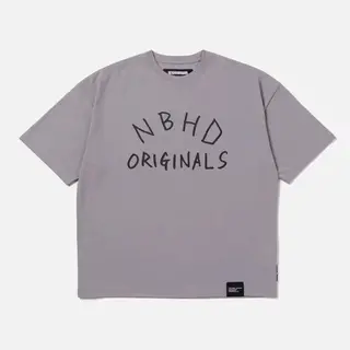 25SS NBHD Japanese Printed Letter Loose Short Sleeved Casual Versatile T-shirt for Men and Women