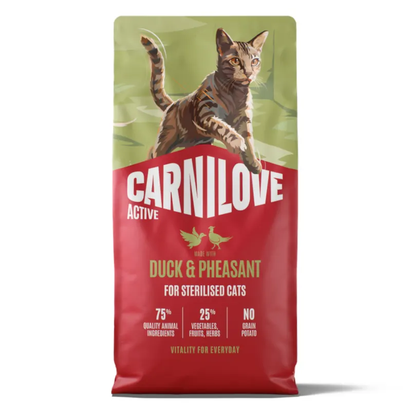 Carnilove Active Adult Sterilised, kaczka i bażant - 6 kg
