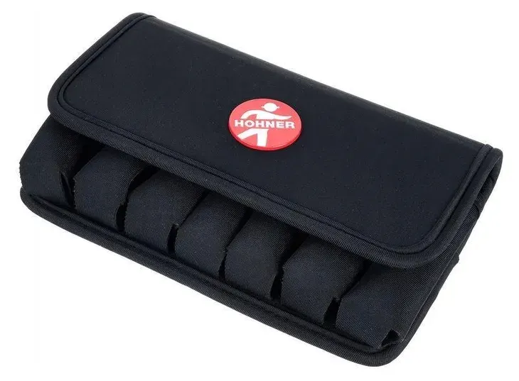 Hohner flaxicase futerał na 7 harmonijek ustnych