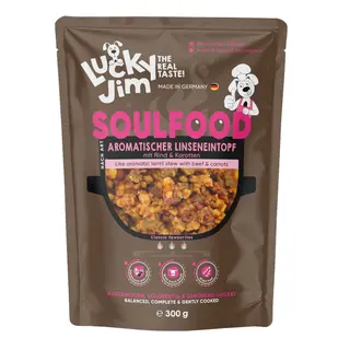 Lucky Jim Soulfood, 6 x 300 g - Zupa z soczewicy