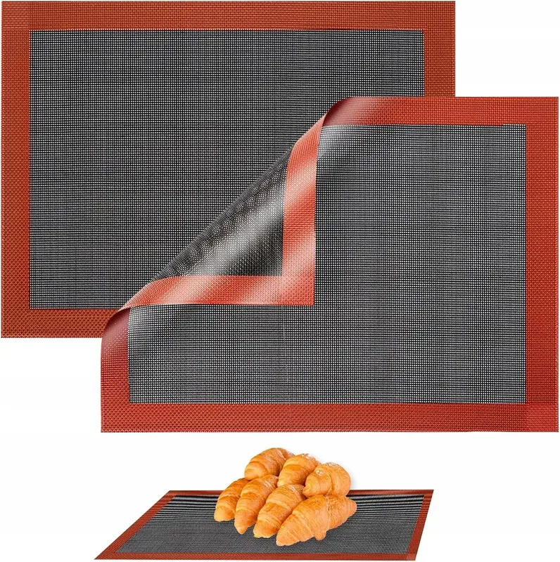 SILIKONOWE MATY DO PIECZENIA 40X30 CM ZESTAW 2 SZTUKI NIEPRZYWIERAJĄCE
