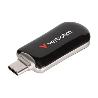 Verbatim Pendrive Plectra 128GB USB-C 100MB/s 30225 BK