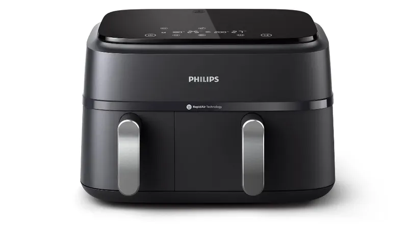Frytkownica beztłuszczowa Philips Ovi Dual Basket 9 l