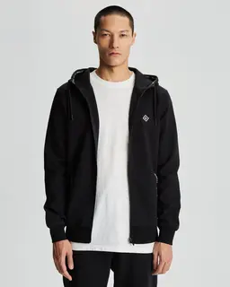 Gant Bluza Męska Z Nadrukiem Z Kapturem Regular Fit Czarna