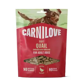 CARNILOVE Soft Quail enriched with oregano - przysmak dla psa - 200g
