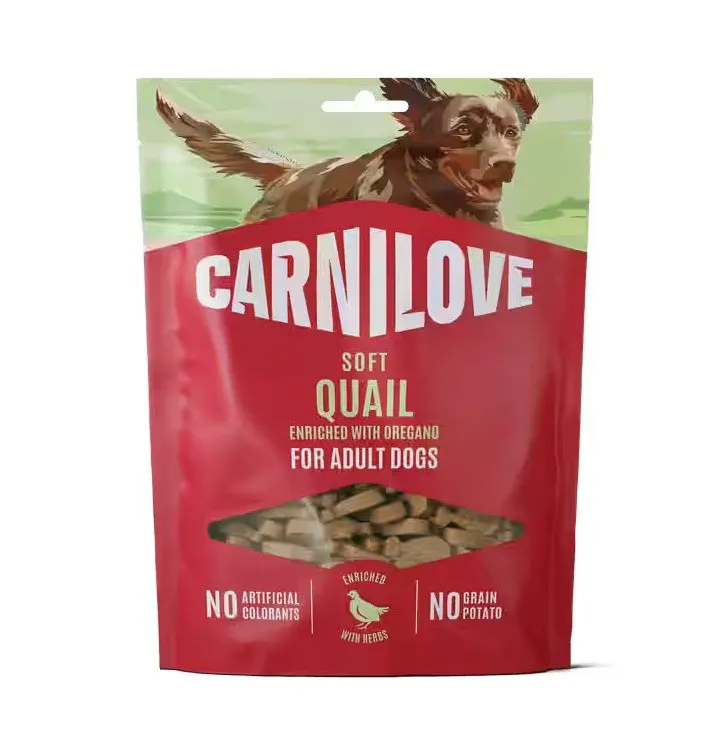 CARNILOVE Soft Quail enriched with oregano - przysmak dla psa - 200g