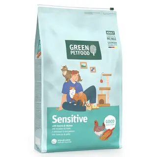 Green Petfood Adult Sensitive Good Digestion, z owadami i kurczakiem - 7,5 kg