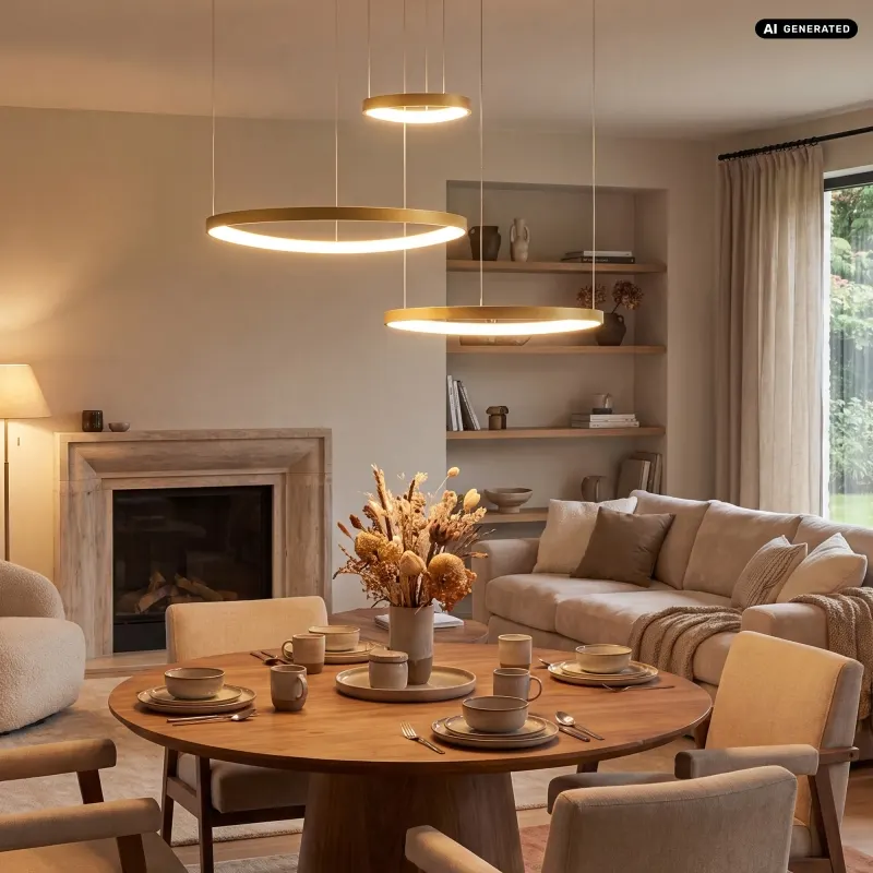Lampa wisząca LIRIA PIERŚCIENIE LED PILOT MS756090