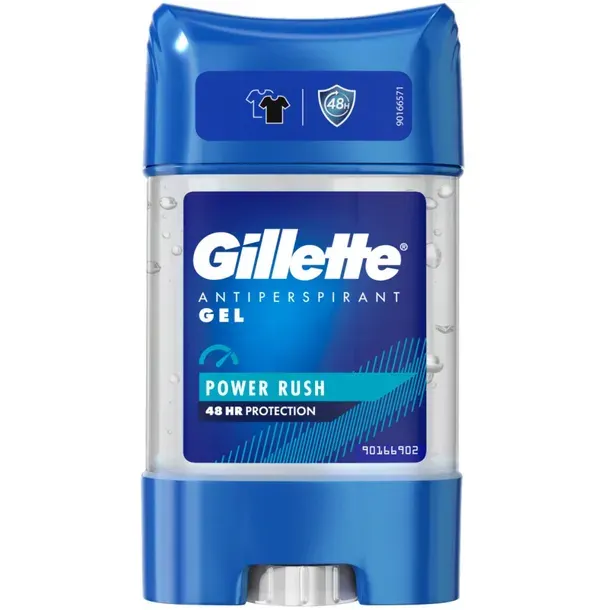 Gillette Sport Power Rush Antyperspirant W Żelu 48H Ochrona I Świeżość 70ml