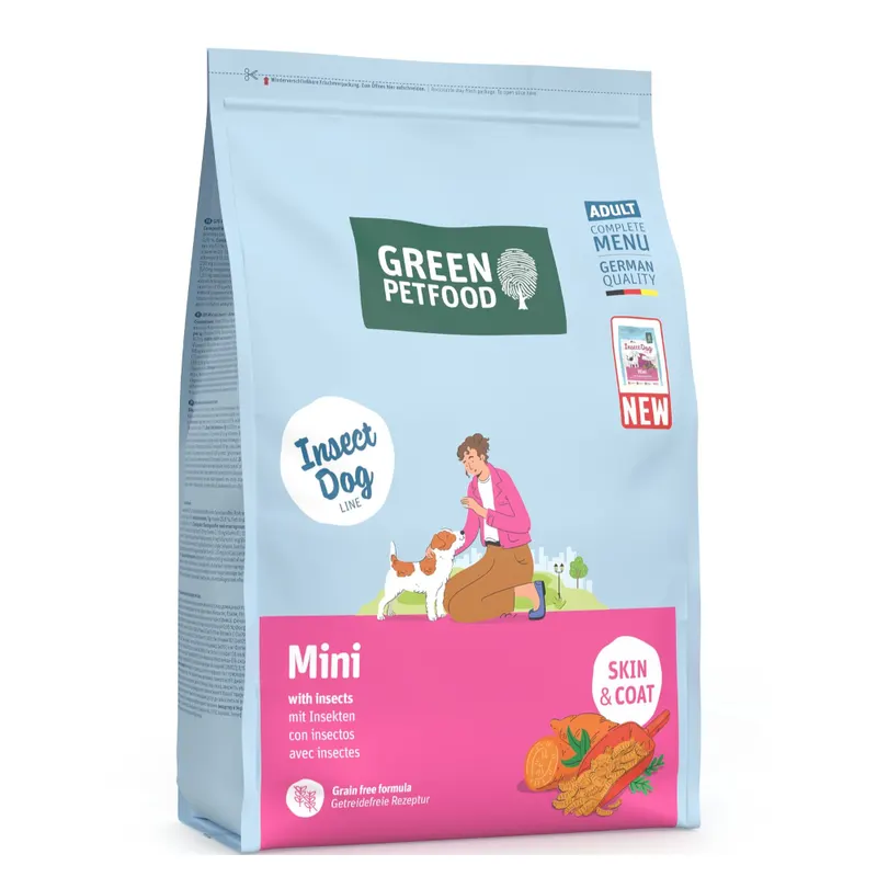 Green Petfood Mini, z owadami - 3 kg