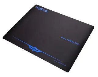 LogiLink XXL mouse pad, 40x30x0.3 cm for gaming and graphic design, all mouse types, czarny