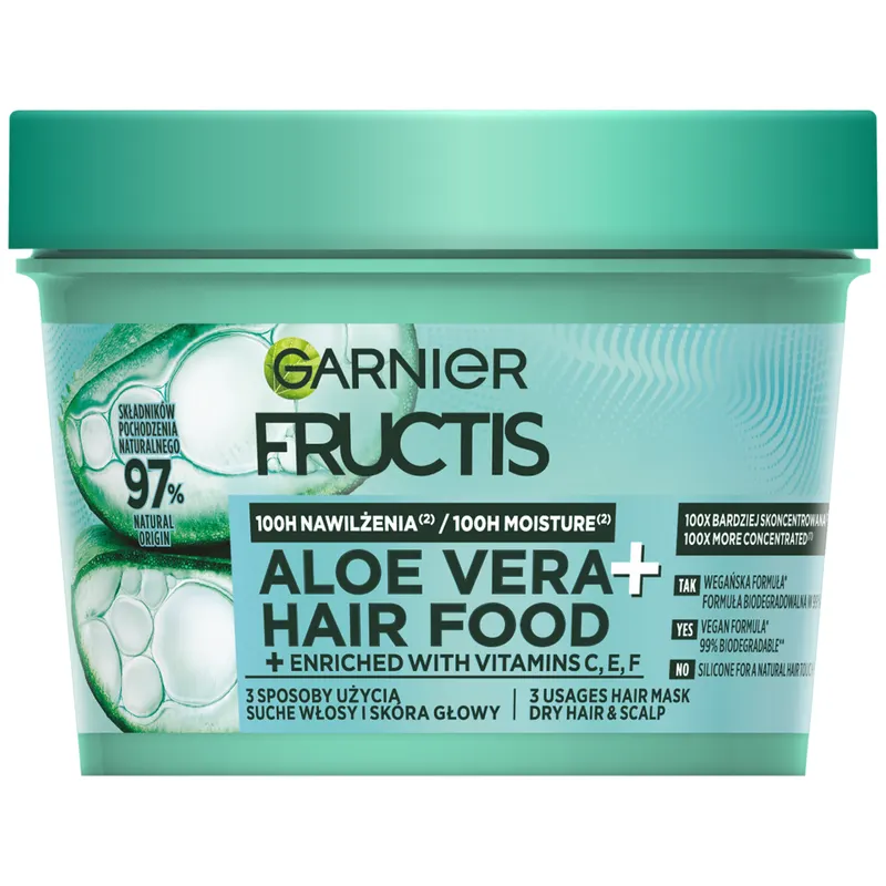 Garnier Fructis Hair Food Maska do Włosów Aloe Vera 400ml