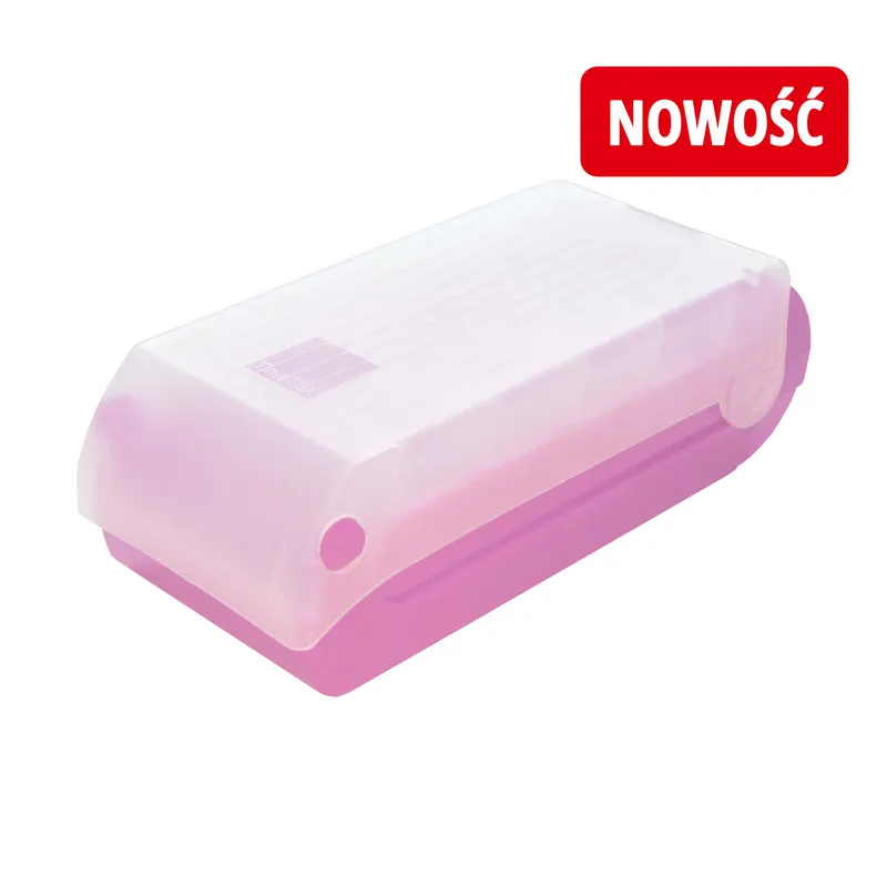 MEMOBOX HIPPO LILAC - pudełko do nauki z fiszek