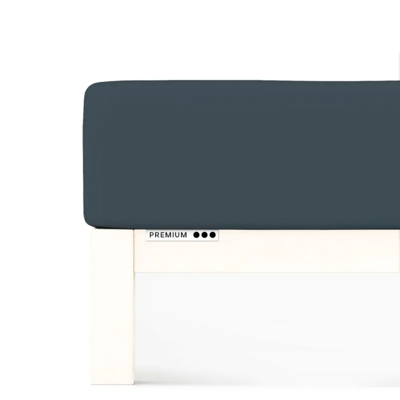 Prześcieradło Schlafgut Premium | 180x190-200x220 cm | Szary Deep | -200x220 Gray Deep 556 - XL bawełna