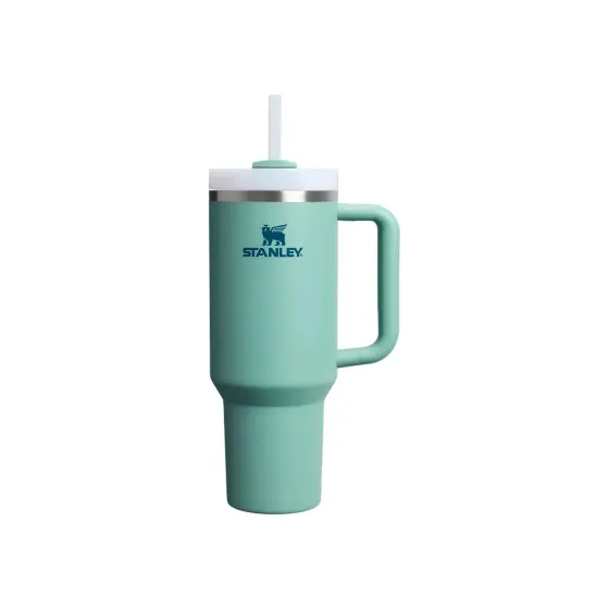 Kubek ze słomką Stanley Quencher® H2.0 Flowstate™ Spring Green – 1.18 L, zielony