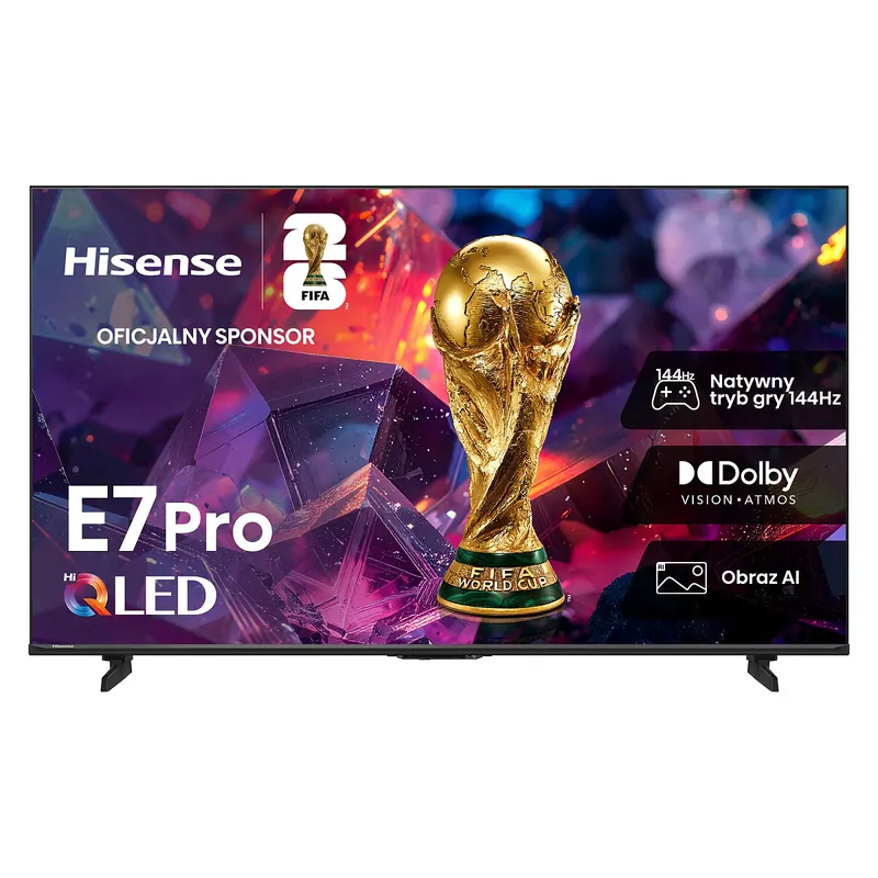 Telewizor Hisense 85E7S PRO QLED 85” 4K UHD 144Hz VIDAA