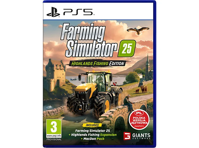 Gra PS5 CENEGA Farming Simulator 25 Highlands Fishing Edition