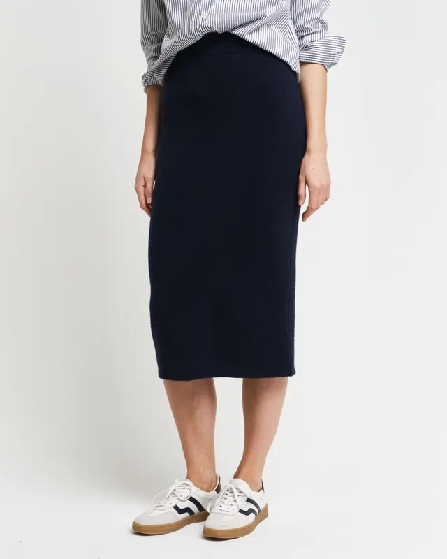 Gant Spódnica Damska Slim Fit Granatowa
