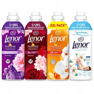 Płyn do płukania tkanin LENOR Mix Sensitive Ruby Jasmine Floral 4x 1,239l