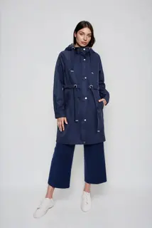 Kurtka parka granatowa
