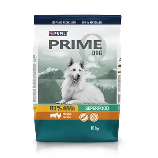 PUPIL Prime Mini Bogata w drób z wołowiną - sucha karma dla psa - 10kg