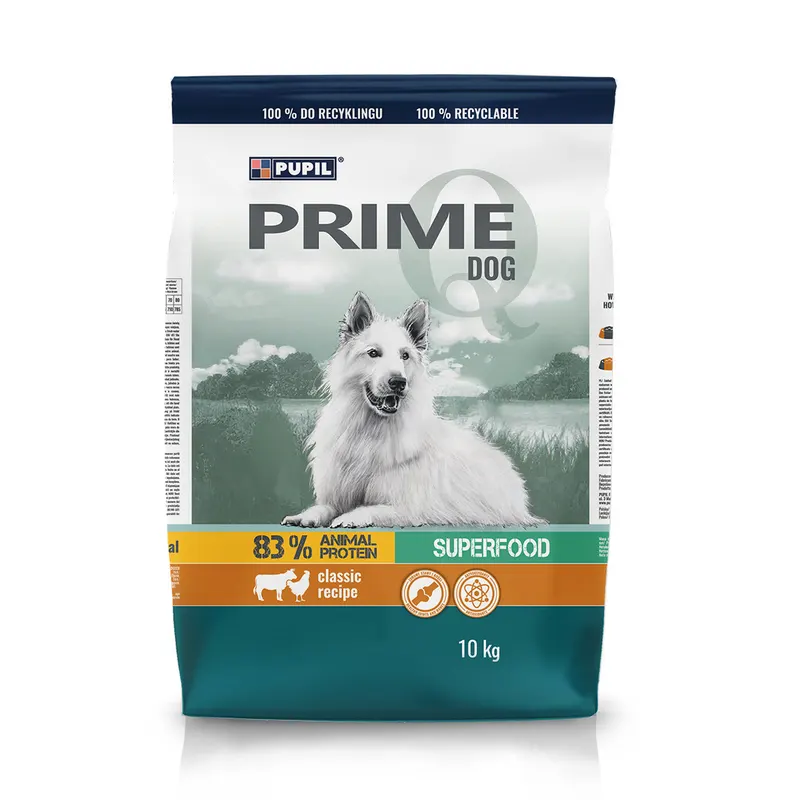 PUPIL Prime Mini Bogata w drób z wołowiną - sucha karma dla psa - 10kg