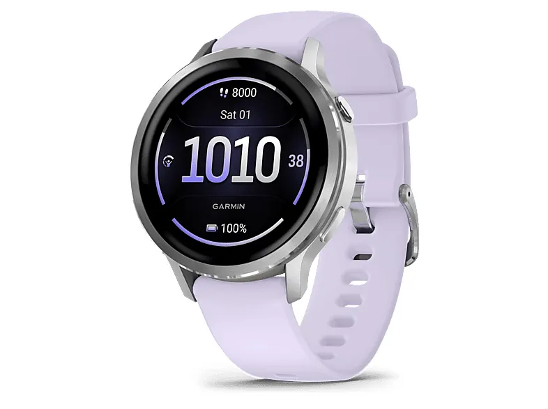 Smartwatch GARMIN Venu 4 41mm Srebrny Periwinkle 010-03013-01