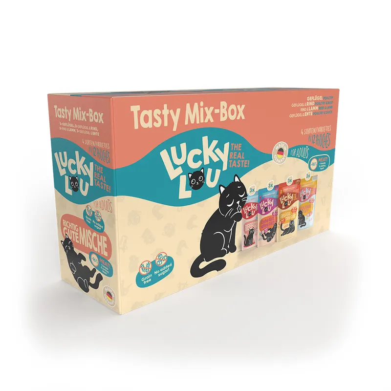 Pakiet mieszany Lucky Lou Adult, 12 x 125 g - Tasty Mix