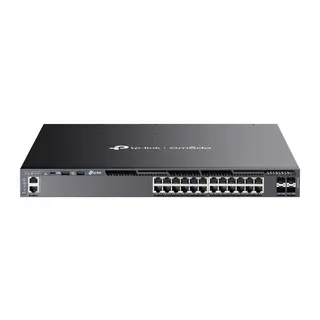 TP-LINK Przełącznik SG6428XHP switch zarządzalny 24 porty gigabitowe PoE+ 4 sloty SFP+ 10G