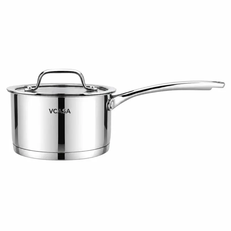 Rondel Vcasa Amara 16 Cm 1,8 L Stal Nierdzewna 304 Pokrywka Do Odcedzanie
