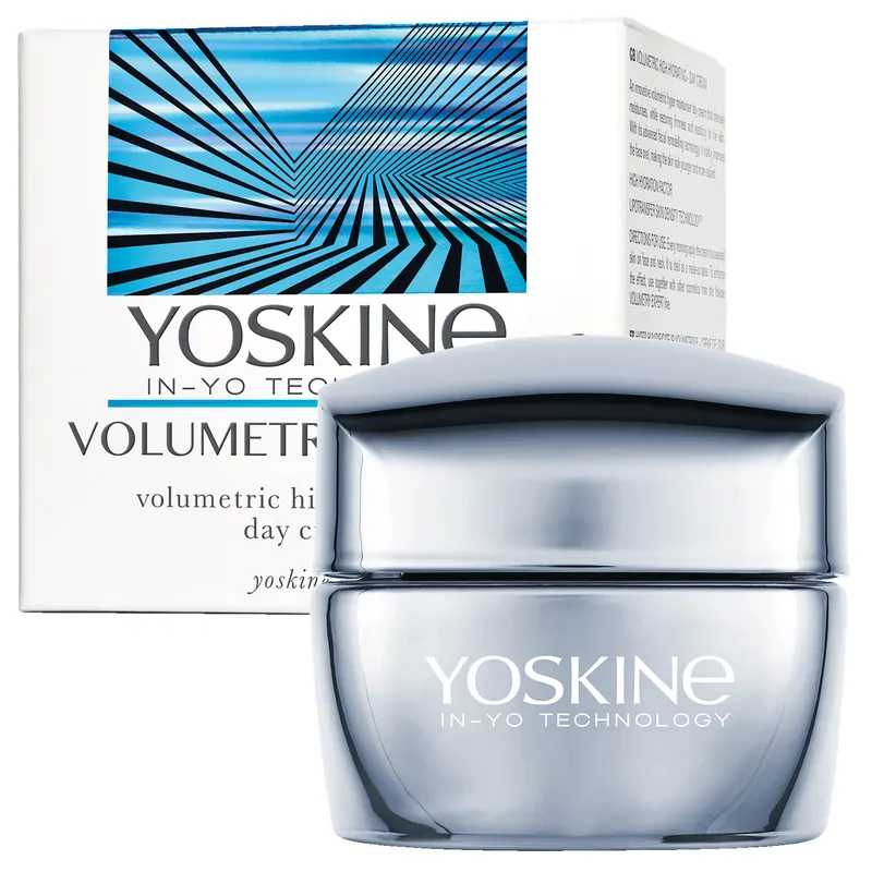 Yoskine Volumetry Expert wolumetryczny hipernawilżacz krem na dzień z 3 typami kwasu hialuronowego, zielonym kawiorem i technologią Lipotransfer 50 ml