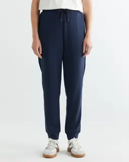 Gant Spodnie Dresowe Damskie Regular Fit Granatowe