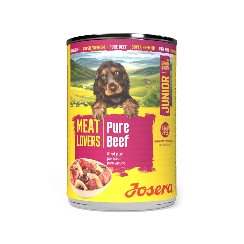 Josera Meatlovers Menu Junior, 6 x 400 g - Wołowina