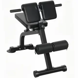 ChoyClit Stalowa ławka treningowa hantlowa, regulowana z uchwytami, czerwono-czarna, stabilny sprzęt fitness, świetny prezent