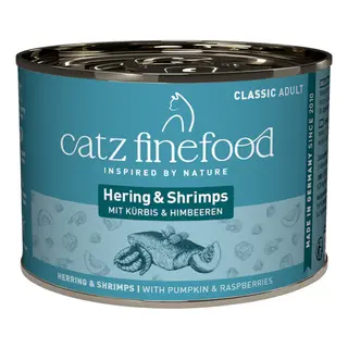 catz finefood, 6 x 200 g - Śledź z krewetkami