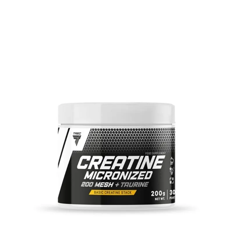 Monohydrat Kreatyny Trec Creatine Micronized 200Mesh+Taurine Jar 200g